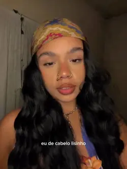 eu de cabelo lisinho
