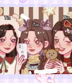 Mẫu nhóm 3 ngườu