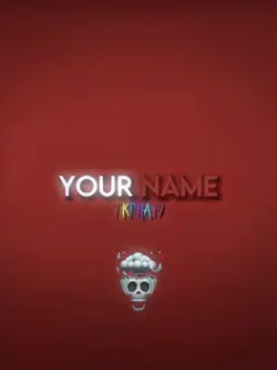 Skull face template