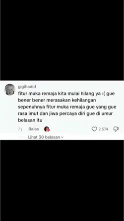 fitur muka remaja