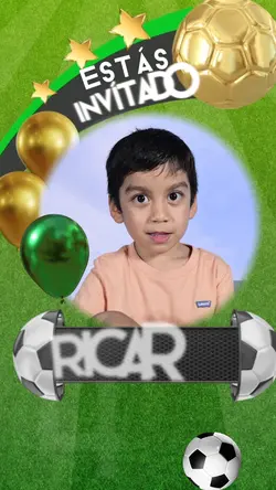 Invitación futbol