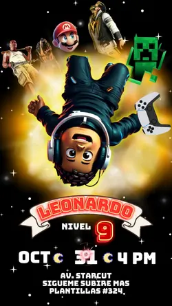 Invitacion Gamer