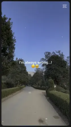 I'm always wrong