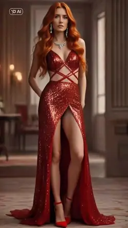 Red dress