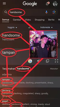 versi handsome