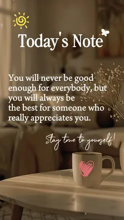 Stay true to yoursel
