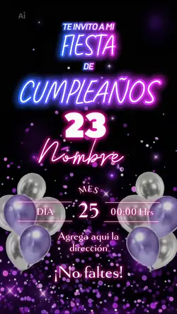 Invitación cumpleaño