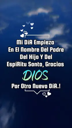 Gracias Dios mío 