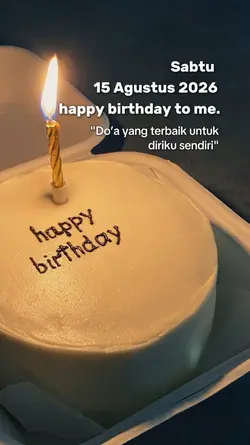 happy birthday to me