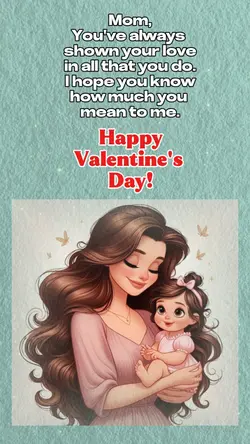 Happy V-day Mom