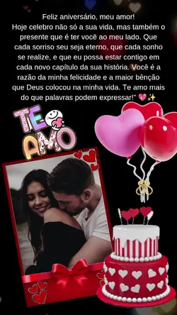 parabéns meu amor
