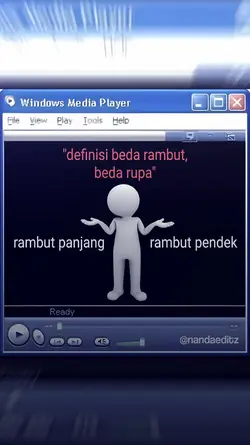 definisi beda rambut