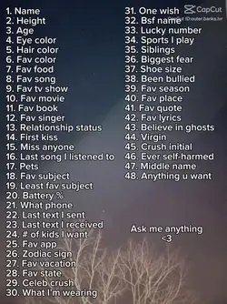 ask me anything