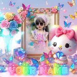 hello Kitty frame