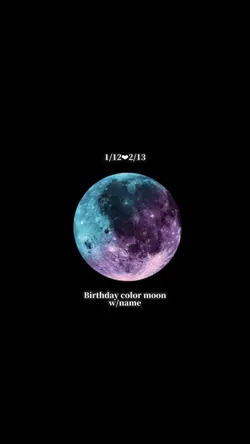 2色 birthdaycolormoon