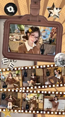 frame coklat