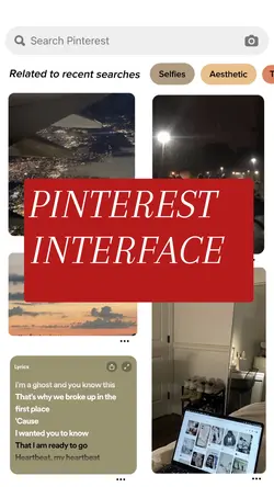 Pinterest Interface 