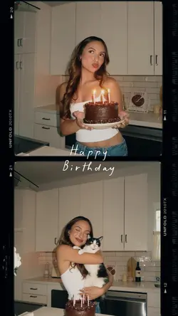 Birthday polaroid