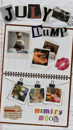 July Memory Book
