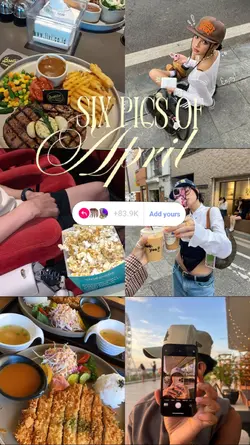 SIX PICS OF APRIL