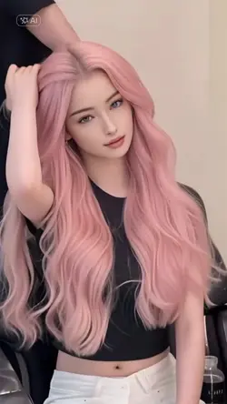 pink hair