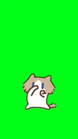 GreenScreenToyoki 落泪