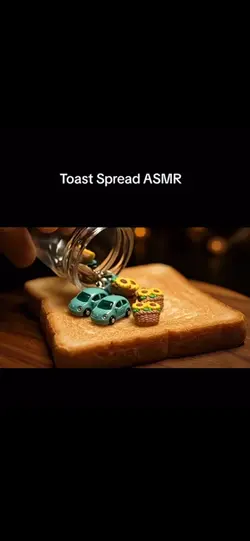 Toast spread ASMR