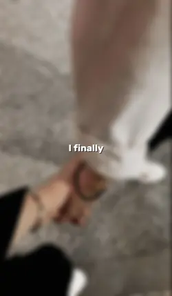 I FINALLY HELD YOUR