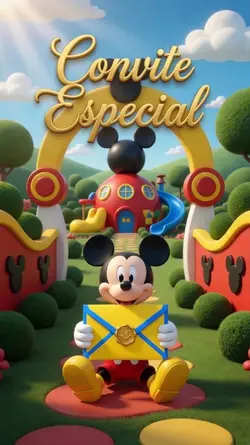 Convite Mickey M