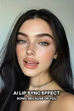 AI Lip sync effect