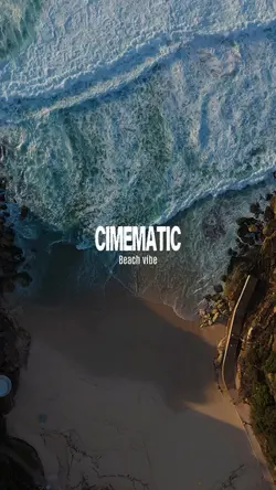 cinematic beach