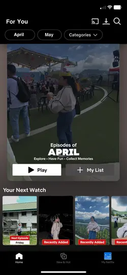 APRIL RECAP NETFLIX