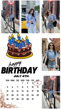 July 4th Birthday