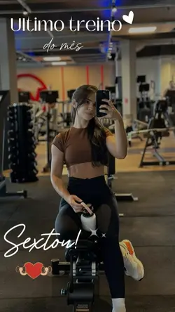 Último treino do mês