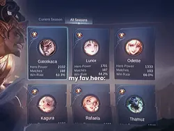 profile,fav hero&bf