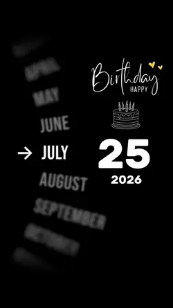 Hbd 25 July 2026