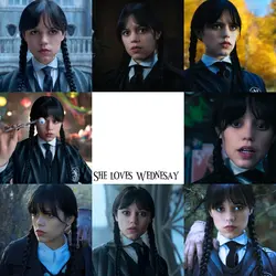 She loves Wednesay
