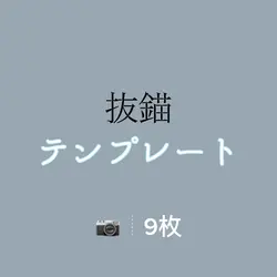 抜錨テンプレート①