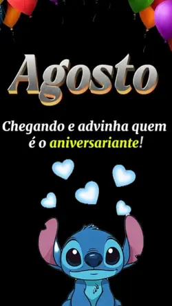 agosto chegando 