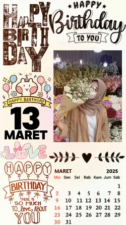 13 Maret hbd