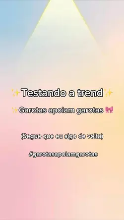 Trend Garotas Apoiam