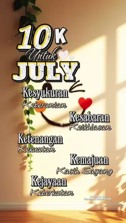 10 K Untuk July 2026