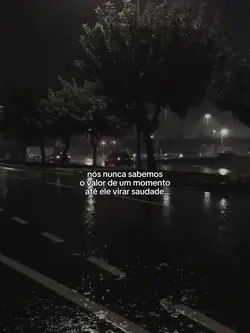 Vira saudade…