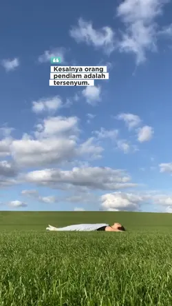 kesalnya pendiam