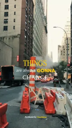 things are always 