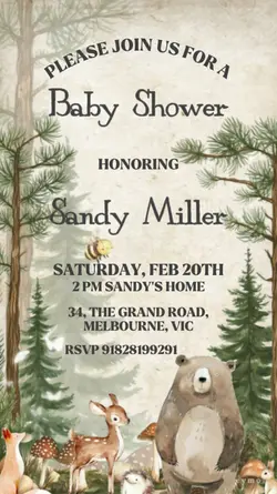 invitation baby show
