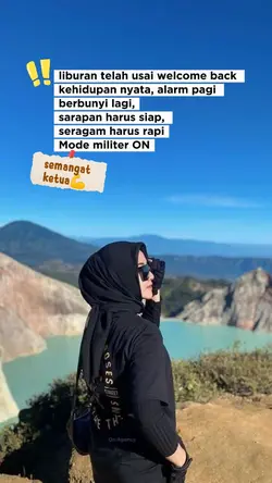 liburan telah usai