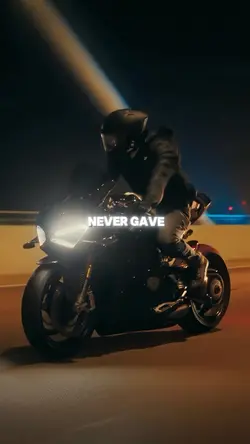 We never give up 