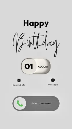 BIRTHDAY 01 AUGUST