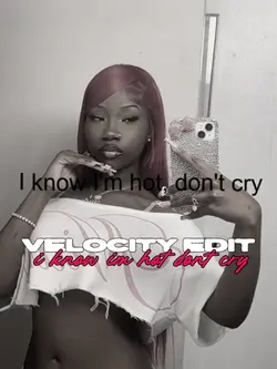ik im hot dont cry 